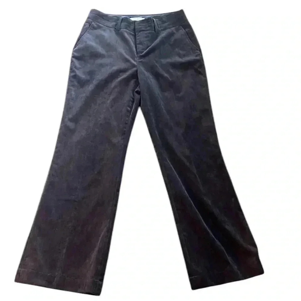 Coldwater Creek Trouser Fit gray corduroys – with a touch of stretch. 8 Petite